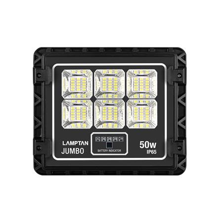 สปอตไลท์ SOLAR LAMPTAN JUMBO 50 วัตต์ WARM WHITE สีดำ_1
