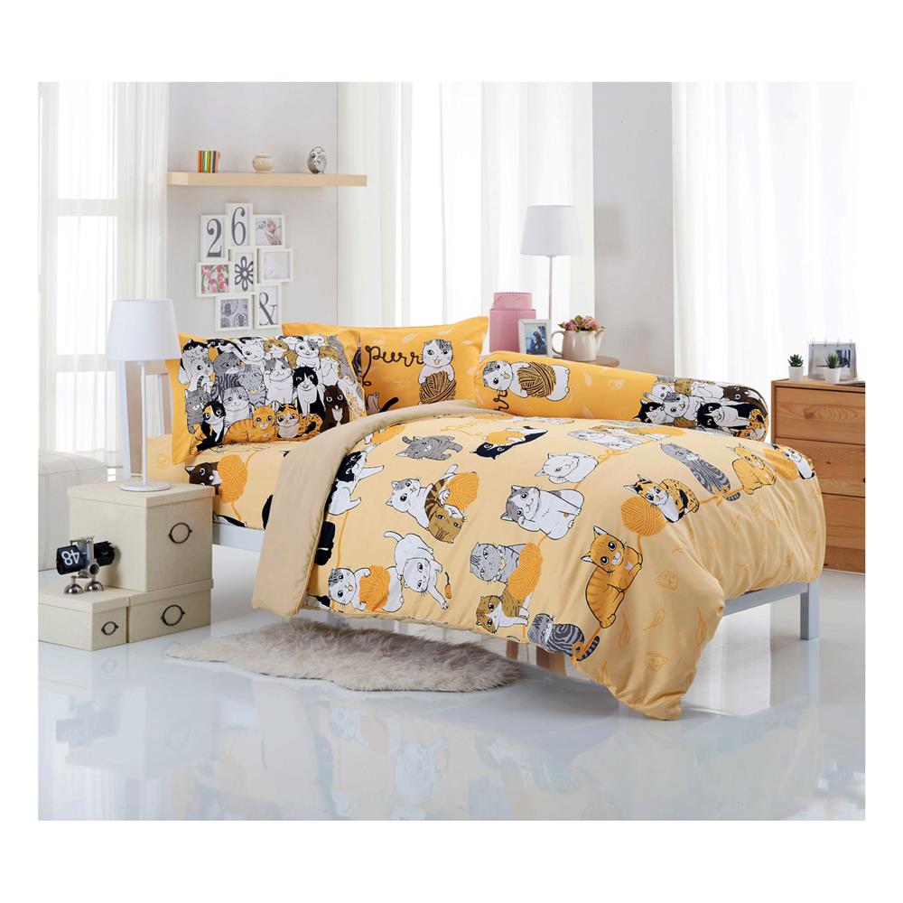 ชุดผ้าปูที่นอน 6 ฟุต 6 ชิ้น TULIP ทูนหัวของบ่าว 60204-DLC079