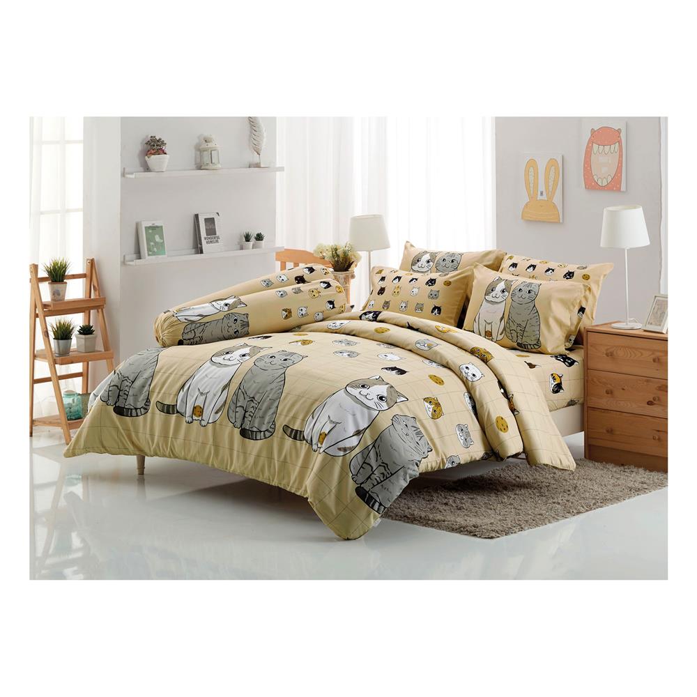 ชุดผ้าปูที่นอน 6 ฟุต 6 ชิ้น TULIP ทูนหัวของบ่าว 60204-DLC096