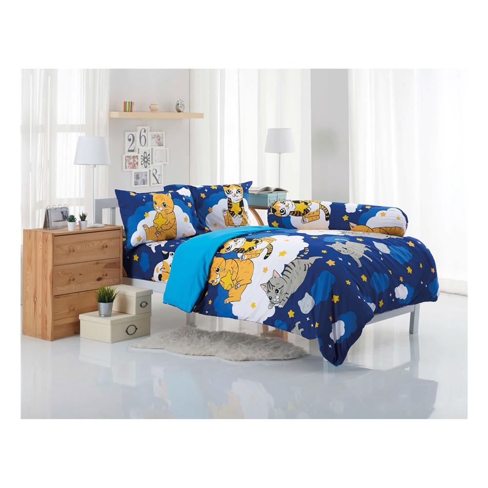 ชุดผ้าปูที่นอน 6 ฟุต 6 ชิ้น TULIP ทูนหัวของบ่าว 60204-DLC077