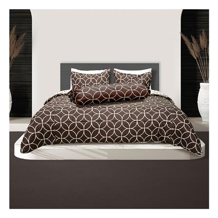 ชุดผ้าปูที่นอน 6 ฟุต 5 ชิ้น PICASSO PB สี COIN BROWN