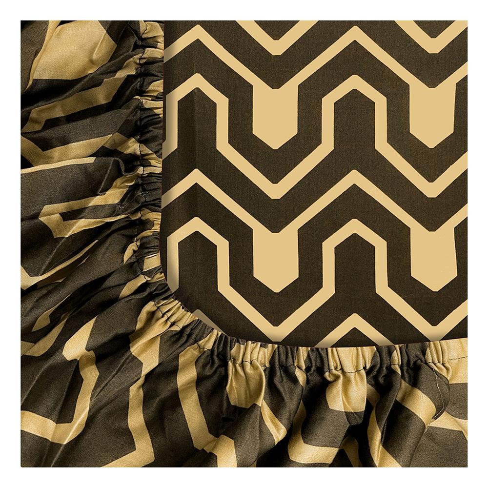 ชุดผ้าปูที่นอน 6 ฟุต 5 ชิ้น PICASSO PB สี SHARP BROWN