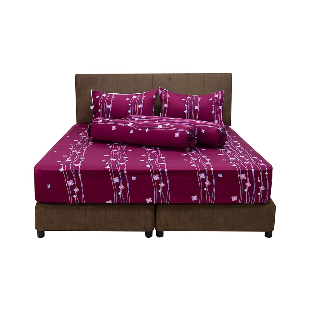 ชุดผ้าปูที่นอน 6 ฟุต 5 ชิ้น PICASSO PB สี BONITA VIOLET