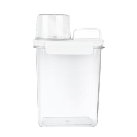 ขวดพลาสติกรีฟิลพร้อมฝาตวง STACKO 1800 มล. 12.6X7.7X24 ซม. สีขาว_2