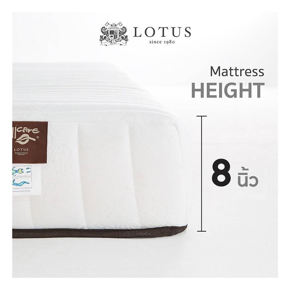 ที่นอน 5 ฟุต LOTUS SPRING FREE I PLUS พร้อมหมอนหนุน 2 ชิ้น