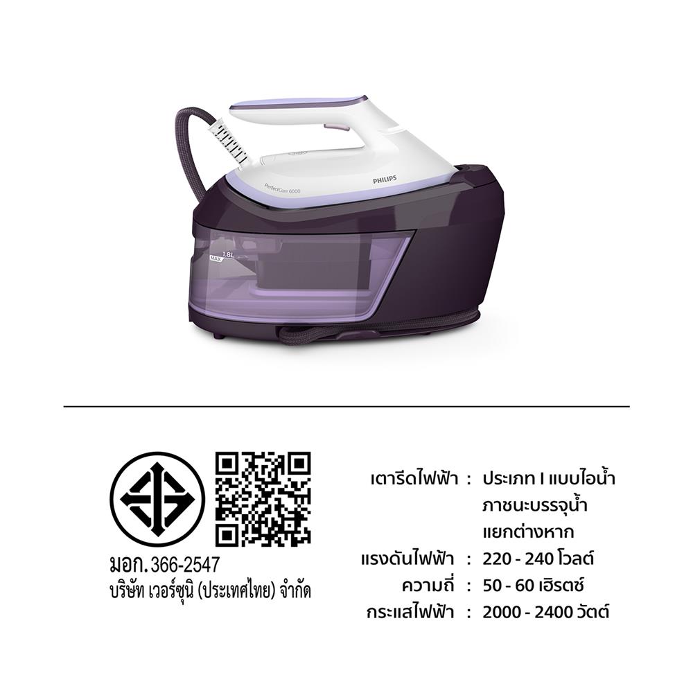 เตารีดแรงดันไอน้ำ PHILIPS PSG6024/30 1.8 ลิตร