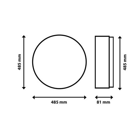 ไฟเพดาน LED PHILIPS CL610 19.5 นิ้ว 36 วัตต์ DAYLIGHT/COOL WHITE/WARM WHITE สีขาว_5