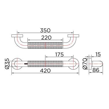ราวกันลื่น KARAT FAUCET KB-01-851-AB35_2