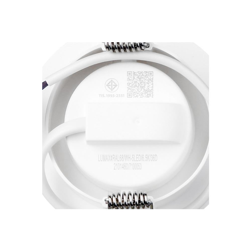 ดาวน์ไลท์ LED LUMAX 19-A6599 3.2 นิ้ว 5 วัตต์ DAYLIGHT สีขาว