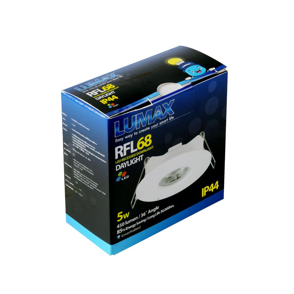 ดาวน์ไลท์ LED LUMAX 19-A6599 3.2 นิ้ว 5 วัตต์ DAYLIGHT สีขาว