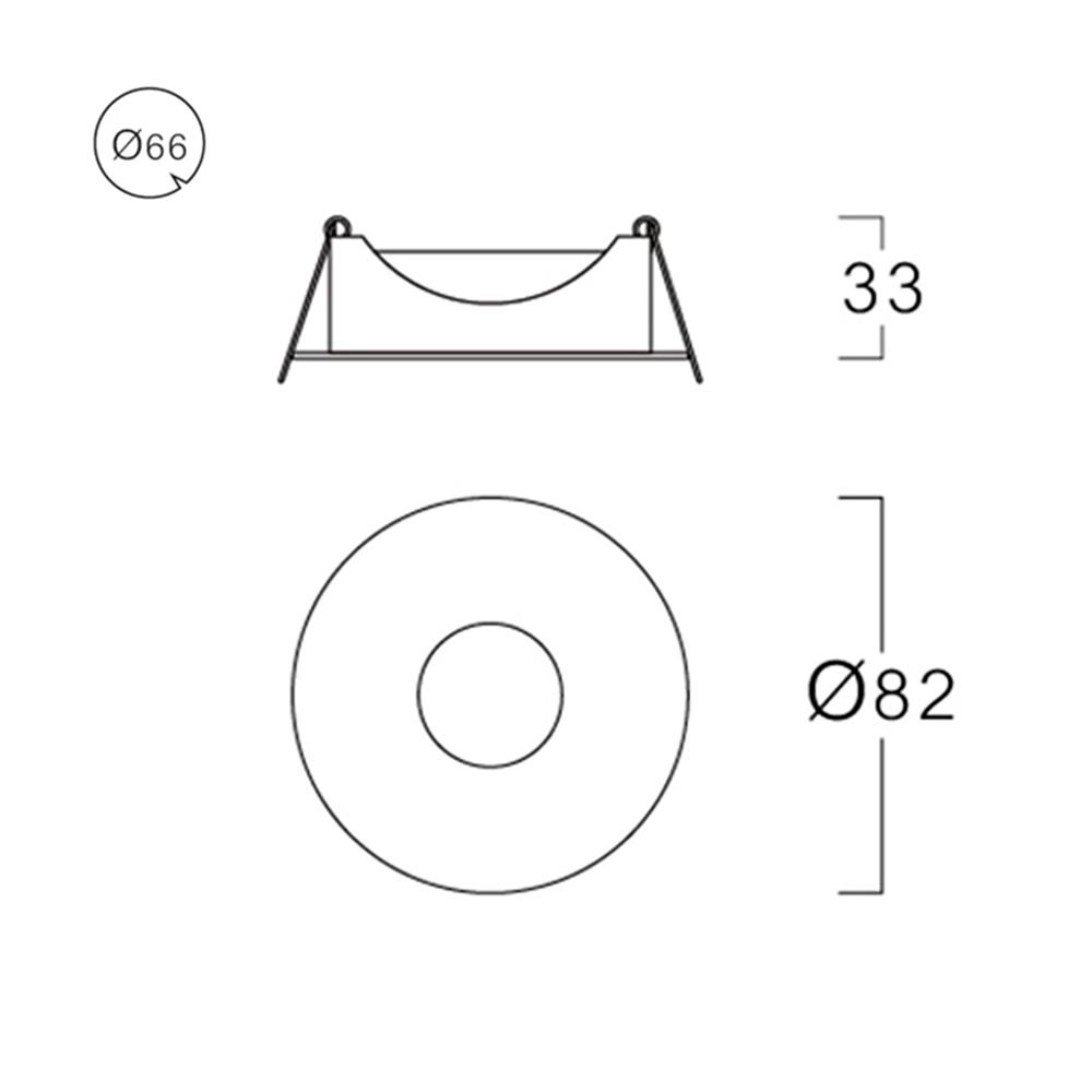 ดาวน์ไลท์ LED LUMAX 19-A6599 3.2 นิ้ว 5 วัตต์ DAYLIGHT สีขาว