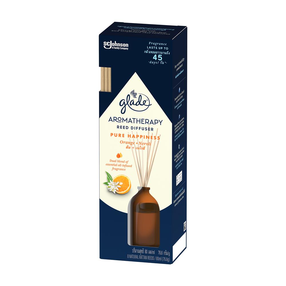 ชุดก้านไม้หอมปรับอากาศ GLADE 80 มล. กลิ่นส้มและเนโรลี