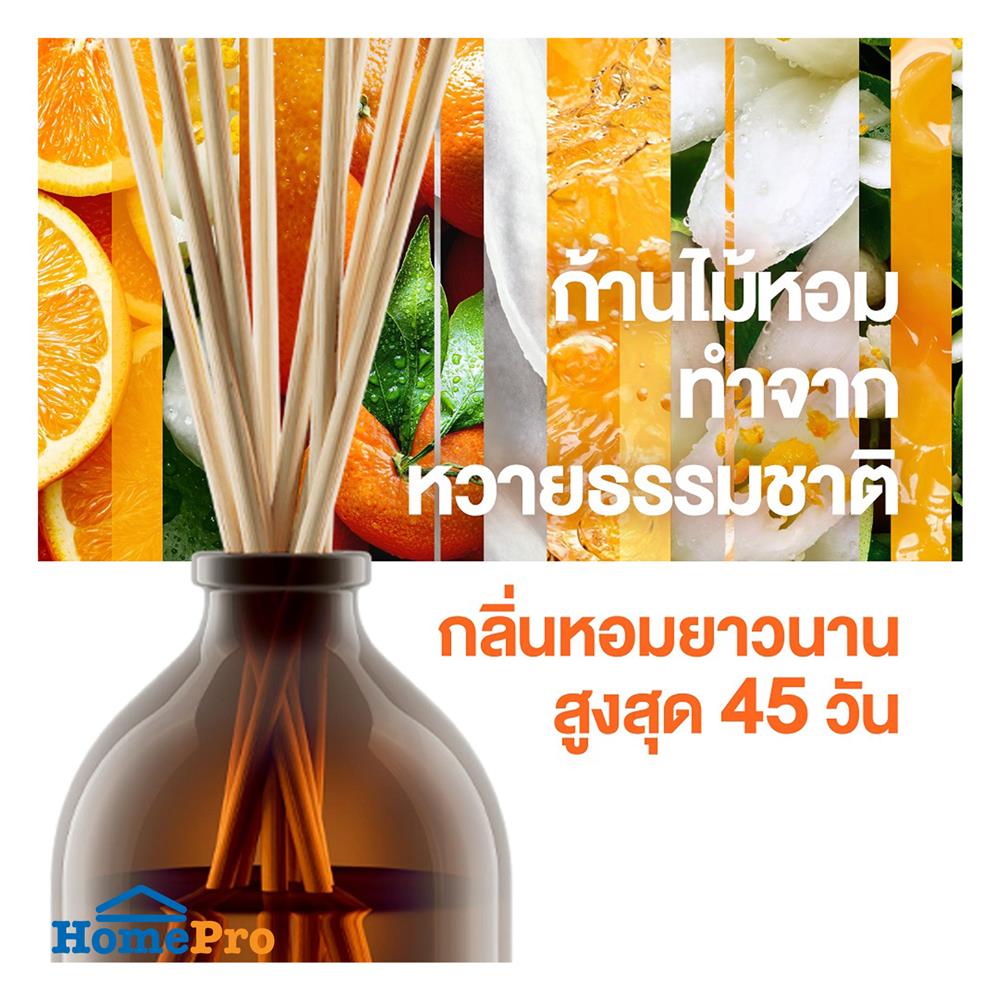 ชุดก้านไม้หอมปรับอากาศ GLADE 80 มล. กลิ่นส้มและเนโรลี