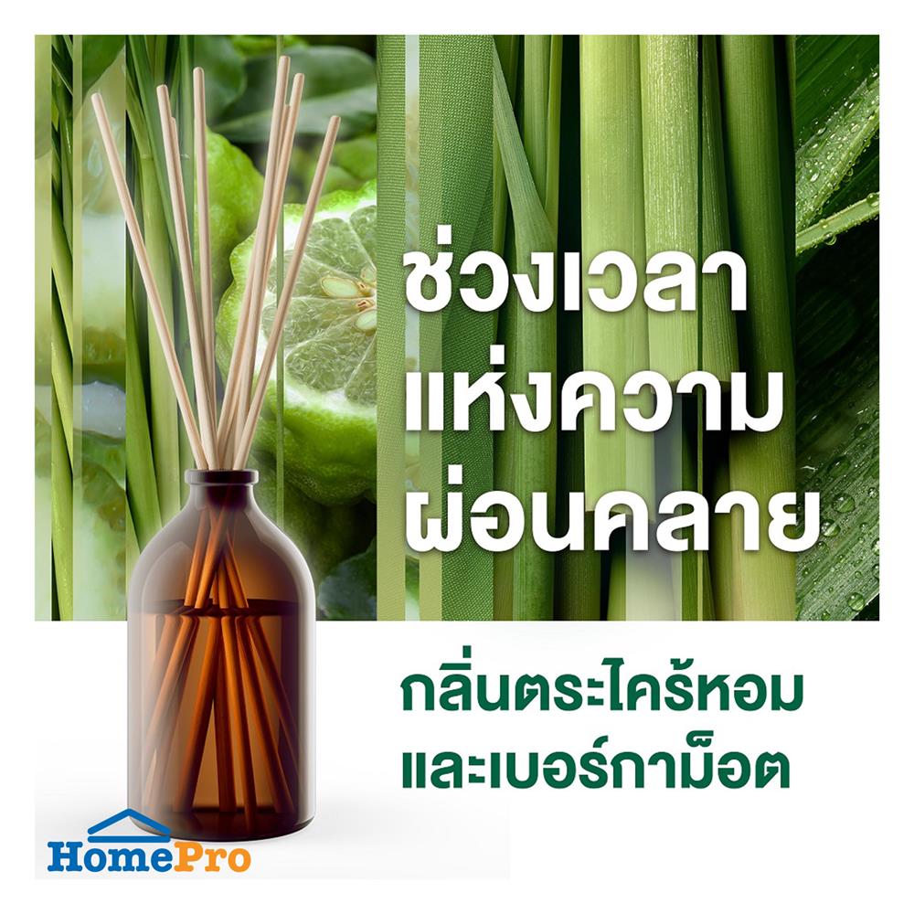 ชุดก้านไม้หอมปรับอากาศ GLADE 80 มล. กลิ่นเบอร์กาม็อตและตะไคร้