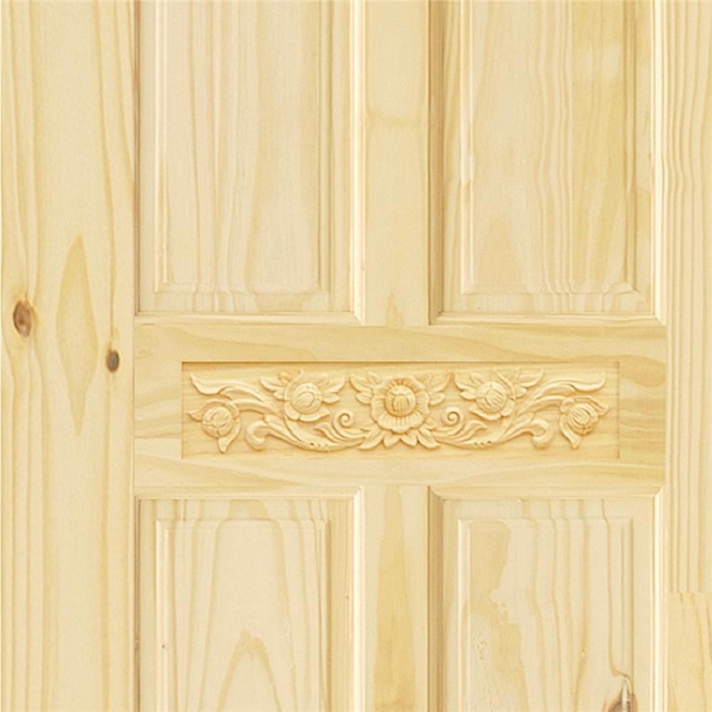 ประตูไม้สนนิวซีแลนด์ D2D ECO PINE-EZERO 32 80X200 ซม. สีธรรมชาติ ไม่เจาะลูกบิด