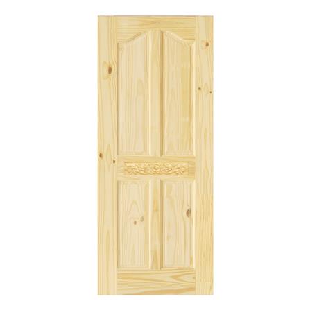 ประตูไม้สนนิวซีแลนด์ D2D ECO PINE-EZERO 32 80X200 ซม. สีธรรมชาติ ไม่เจาะลูกบิด