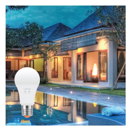 หลอด LED LAMPTAN LIGHT SENSOR 11 วัตต์ WARM WHITE E27_2