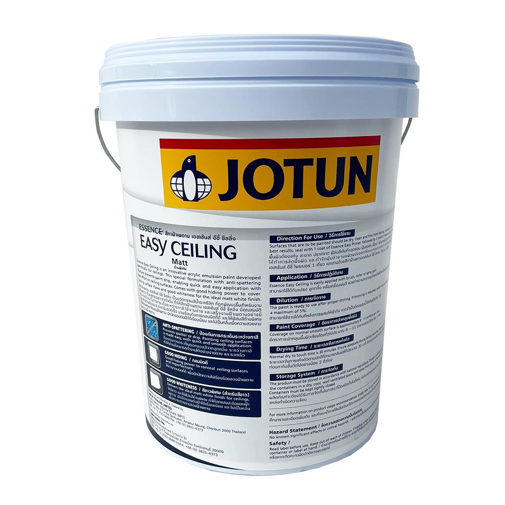 สีน้ำทาฝ้า JOTUN ESSENCE EASY CEILING สีขาว ด้าน 18 ลิตร