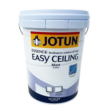 สีน้ำทาฝ้า JOTUN ESSENCE EASY CEILING สีขาว ด้าน 18 ลิตร_0