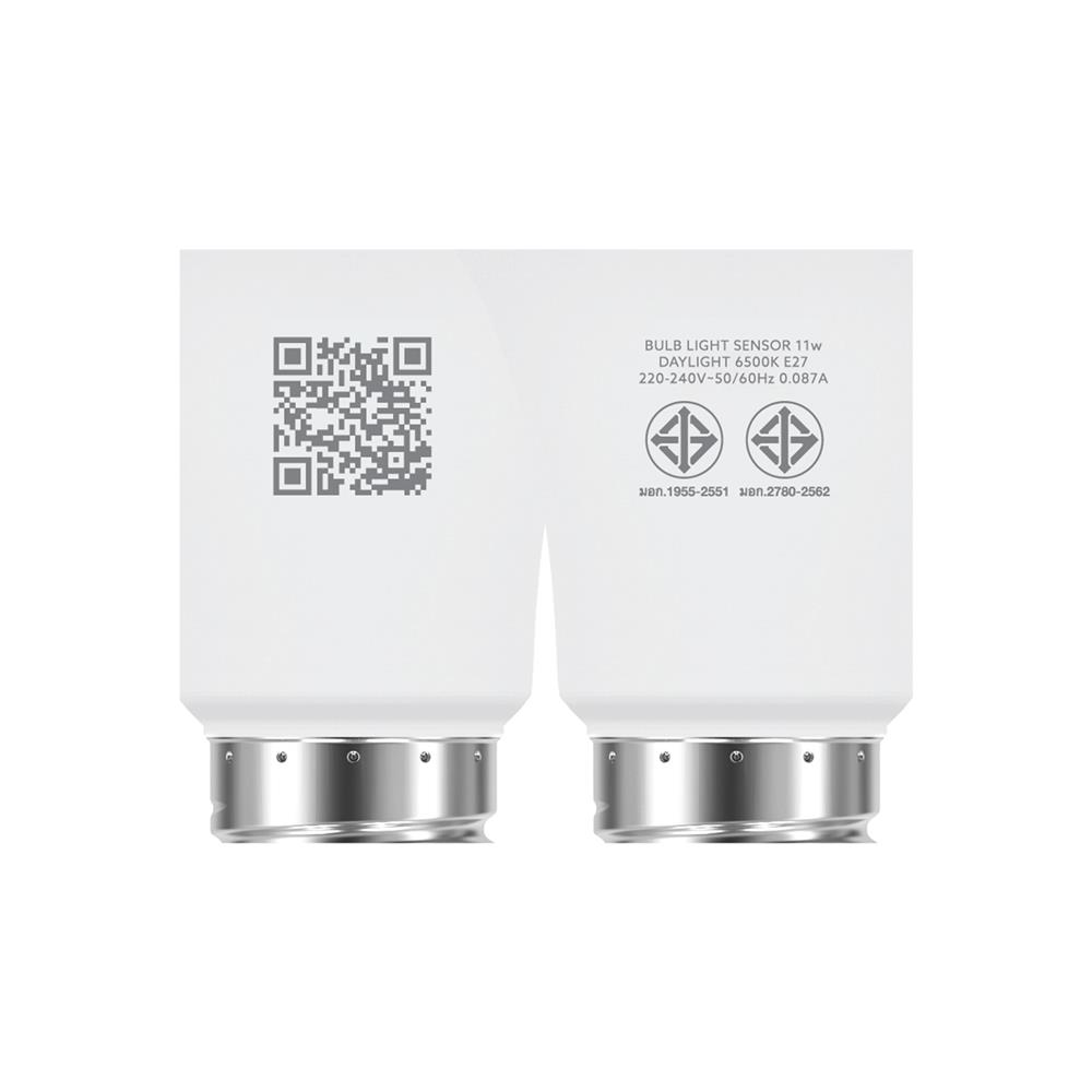 หลอด LED LAMPTAN LIGHT SENSOR 11 วัตต์ DAYLIGHT E27