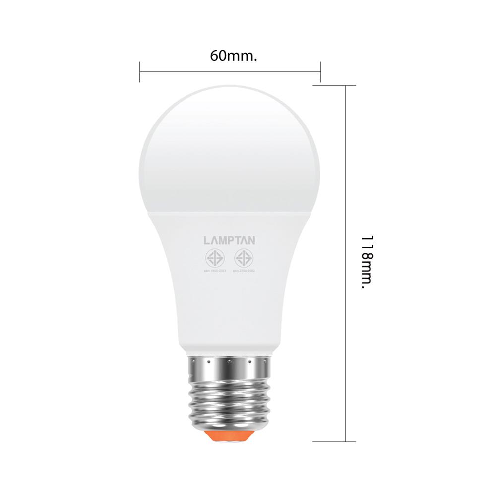หลอด LED LAMPTAN LIGHT SENSOR 11 วัตต์ DAYLIGHT E27
