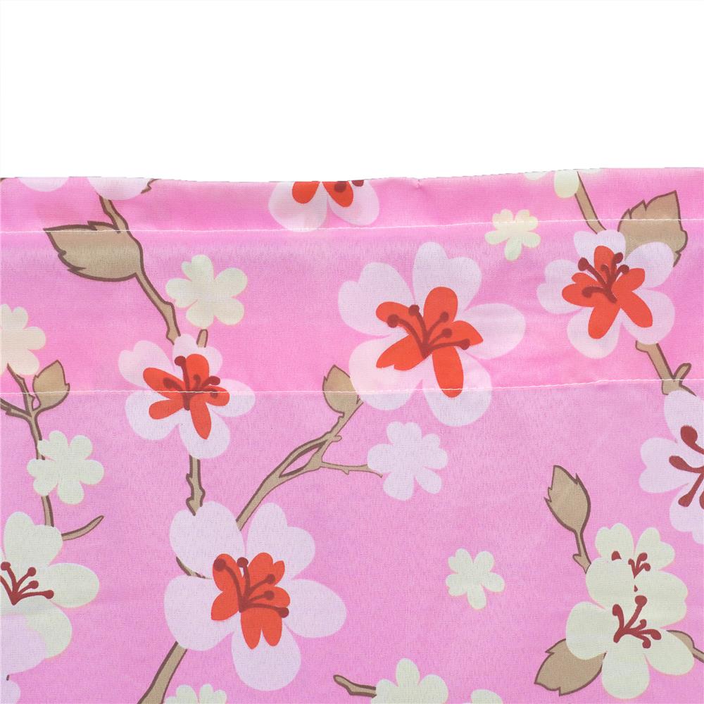 ผ้าม่านสอดหู ME LIVING SAKURA 110X140 ซม. สีชมพู