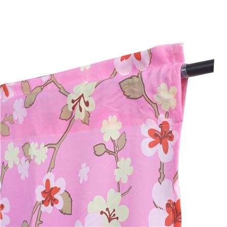 ผ้าม่านสอดหู ME LIVING SAKURA 110X140 ซม. สีชมพู_2