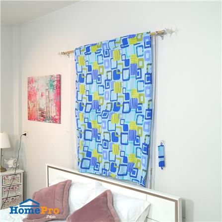 ผ้าม่านสอดหู ME LIVING JAME 110X140 ซม. สีฟ้า_5
