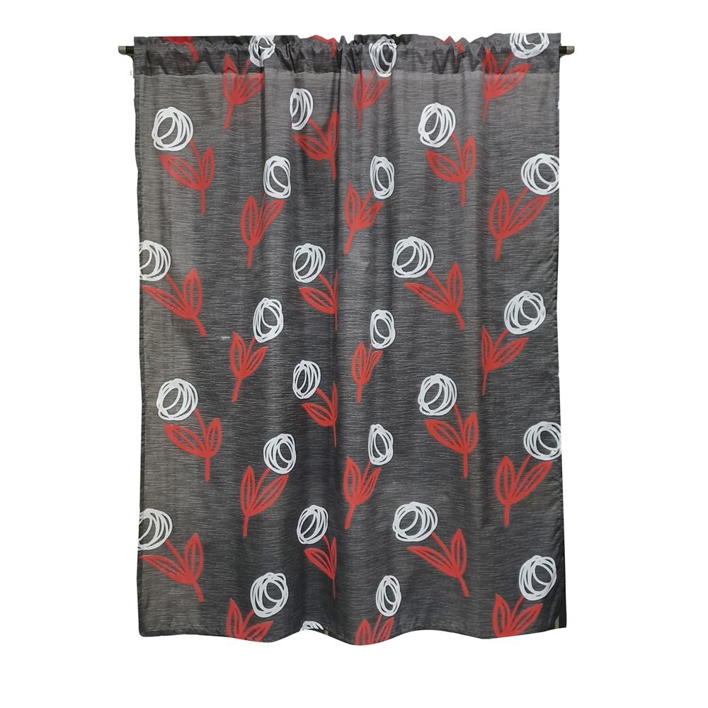 ผ้าม่านสอดหู ME LIVING POPPY 110X140 ซม. สีน้ำตาล