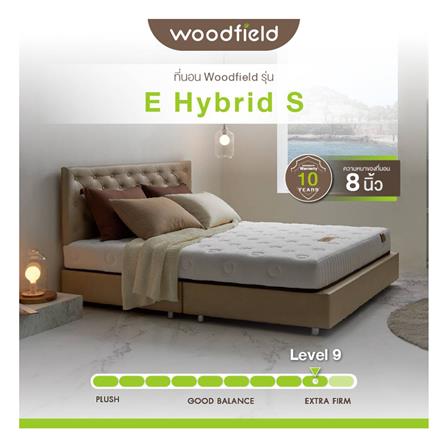 ที่นอน 5 ฟุต WOODFIELD E-HYBRID-S พร้อมหมอนหนุน 2 ชิ้น_4