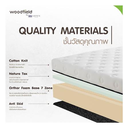 ที่นอน 3.5 ฟุต WOODFIELD E-HYBRID-S พร้อมหมอนหนุน 1 ชิ้น_7