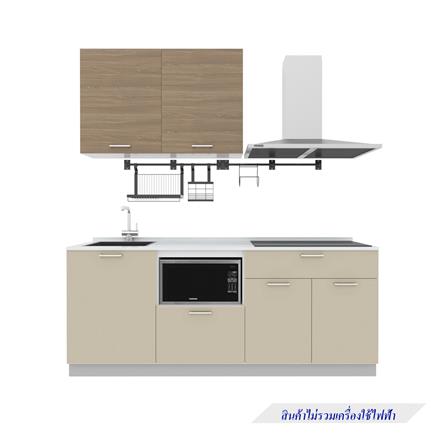 ครัวไม้สำเร็จ STARMARK CONTE 211H_L ท็อปขาว_1