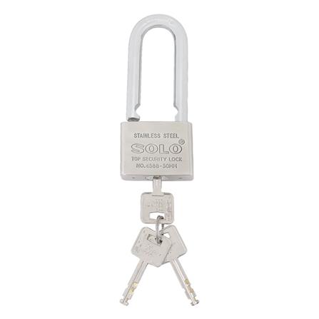 กุญแจลูกปืน SOLO 4588L 50 มม. สีสเตนเลส_1