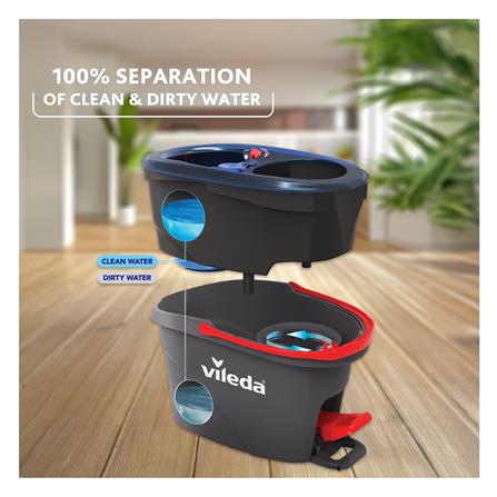 ชุดอุปกรณ์ถังปั่นพร้อมไม้ม็อบ VILEDA H2PRO_8