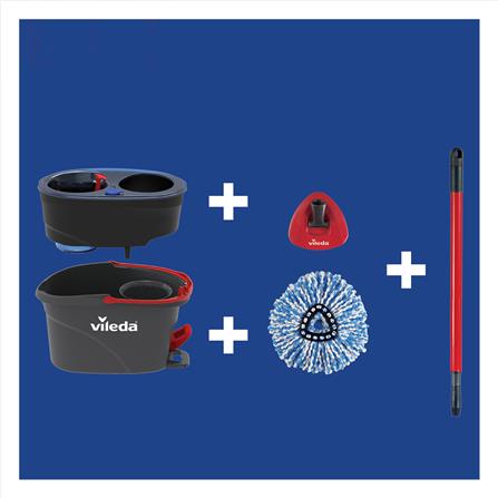 ชุดอุปกรณ์ถังปั่นพร้อมไม้ม็อบ VILEDA H2PRO_5