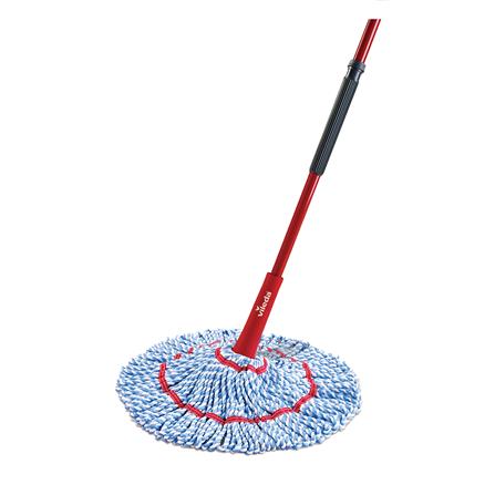 ไม้ม็อบบิดไมโครไฟเบอร์ VILEDA MICROTWIST MAX สีเทา/แดง_1