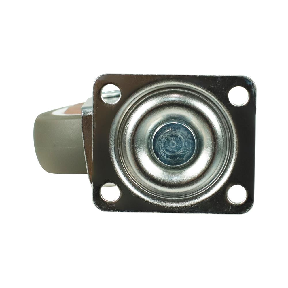 ลูกล้อ TPE DEXZON แป้นหมุน ไม่มีเบรก 2 นิ้ว สีน้ำตาล