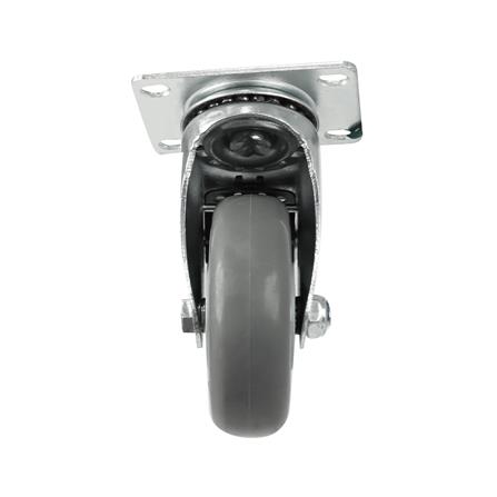 ลูกล้อยาง TPR DEXZON แป้นหมุน มีเบรก 4 นิ้ว สีเทา_2