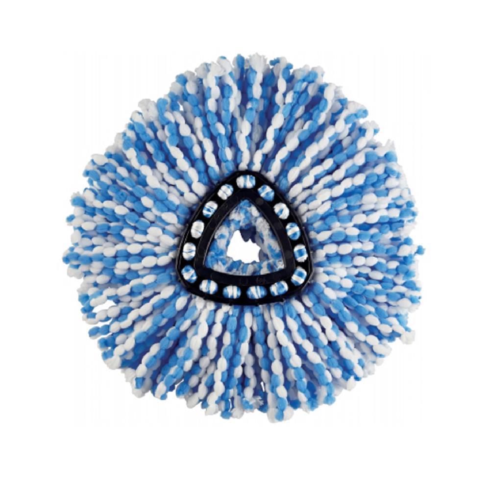 อะไหล่ผ้าม็อบถังปั่น VILEDA RINSE CLEAN สีฟ้า/ขาว