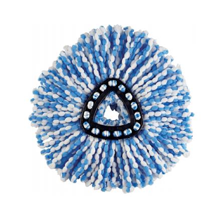 อะไหล่ผ้าม็อบถังปั่น VILEDA RINSE CLEAN สีฟ้า/ขาว_2