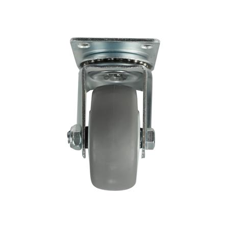 ลูกล้อยาง TPR DEXZON แป้นหมุน ไม่มีเบรก 3 นิ้ว สีเทา_2