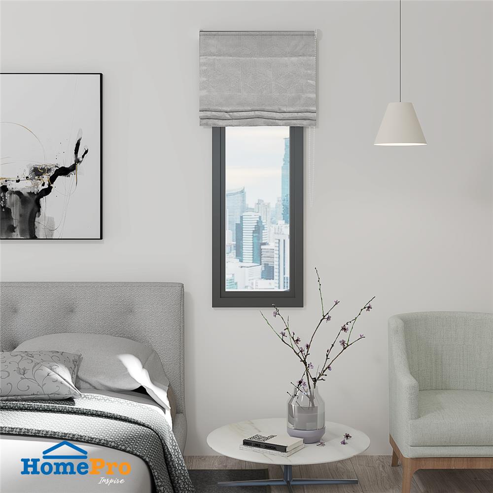 ม่านพับ HOME LIVING STYLE ALLIC UV 70X160 ซม. สีเทา