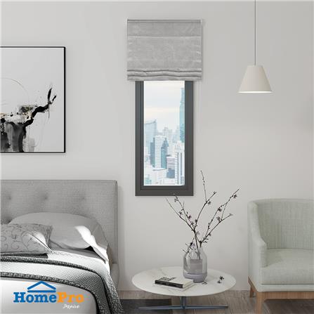 ม่านพับ HOME LIVING STYLE ALLIC UV 70X160 ซม. สีเทา_5