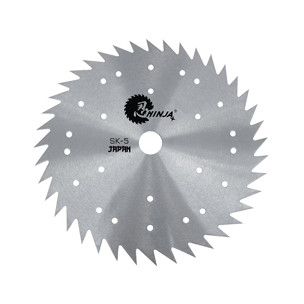 ใบมีดตัดหญ้าวงเดือน NINJA จานยึดใบมีด 40T 10 นิ้ว