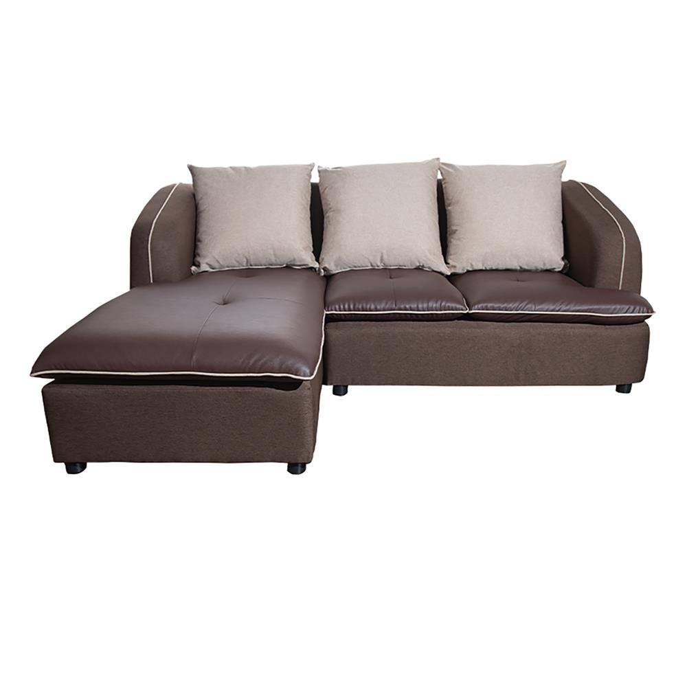 โซฟาเข้ามุมซ้าย SERA MOANA สีน้ำตาล