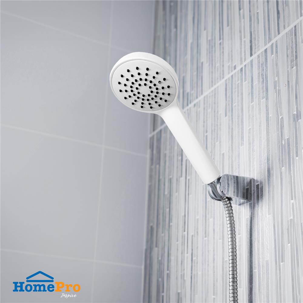 หัวฝักบัวสายอ่อน 1 ระดับ MOYA MY-144WH สีขาว