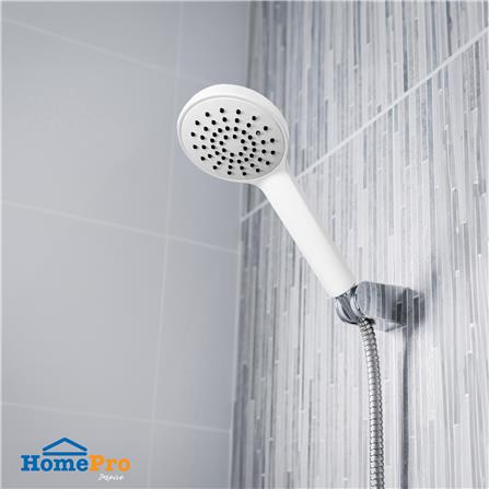 หัวฝักบัวสายอ่อน 1 ระดับ MOYA MY-144WH สีขาว_3