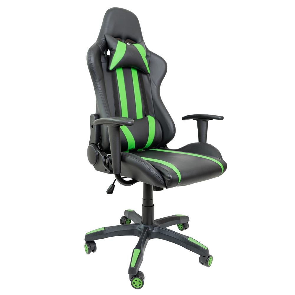 เก้าอี้เกมมิ่ง SHIMONO STRIKER PRO G3 สีดำ/เขียว