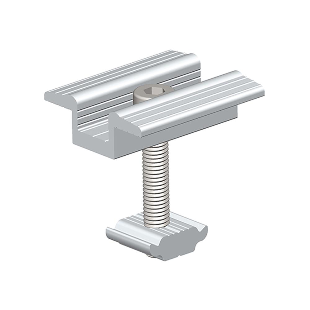 ตัวยึดกลางแผงโซลาร์ TRANSPOWER เเพ็ก 2 ชิ้น
