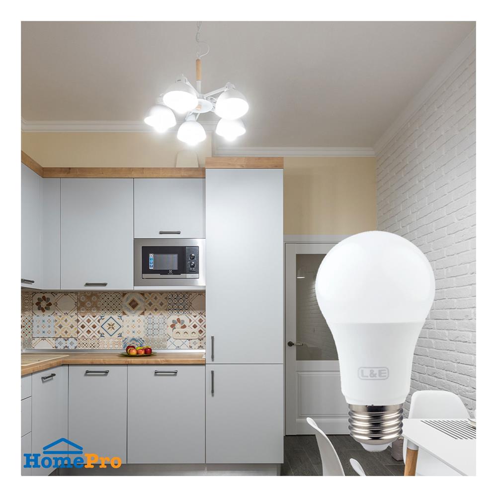 หลอด LED L&E BULB 9 วัตต์ DAYLIGHT E27